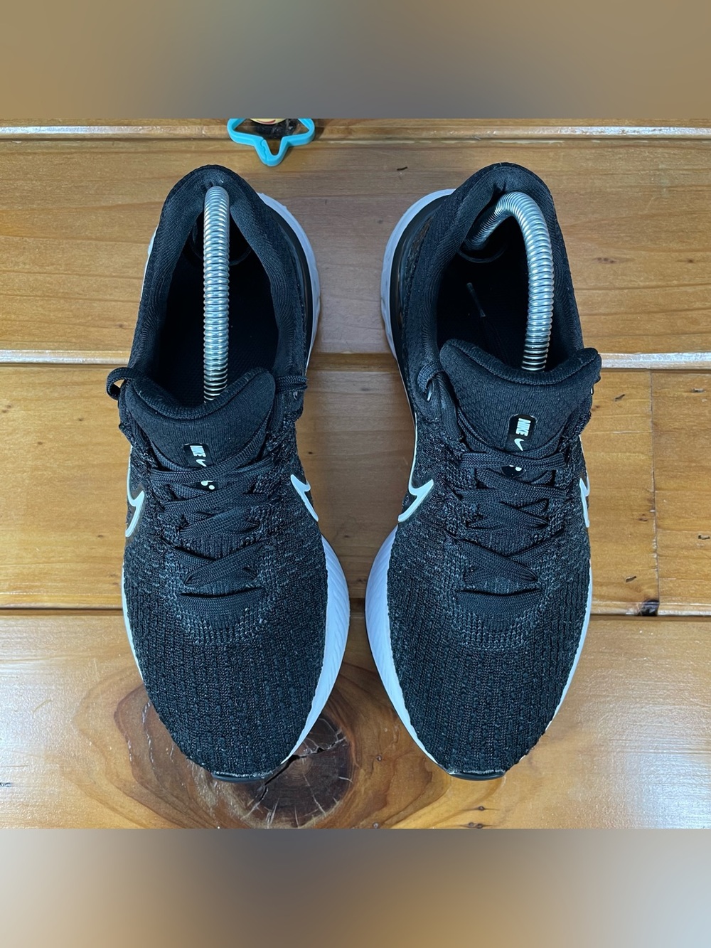 Nike React Infinity Run Flyknit 3 Shoes Womens Size 9 Black Running DD3024-001 - Picture 3 of 16